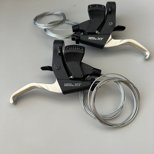 Shimano Deore XT Shifters ST-M739 + Rear Derailleur RD-M739 Retro MTB Set Japan